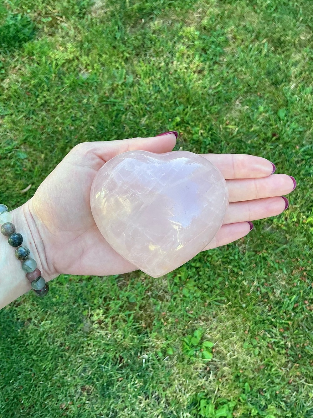 Large Rose Quartz Heart 🩷